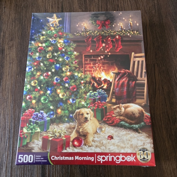 Christmas Morning 500-Piece Puzzle - Festive Multicolor - Picture 1 of 2